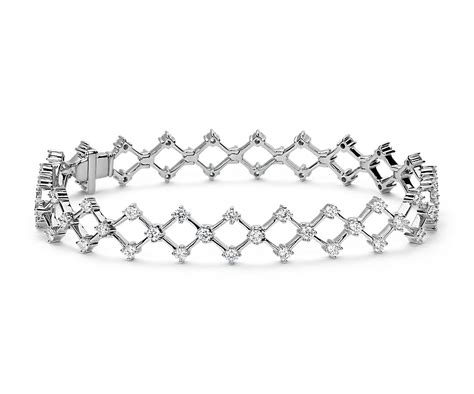 Blue Nile Studio Galaxy Diamond Tennis Bracelet in 18k White Gold (2.2 tc. tw) | Blue Nile