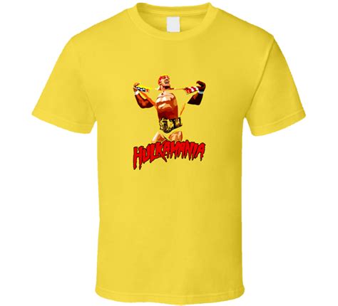 Hulkamania Hulk Hogan Classic Wrestling Shirt Tear T Shirt