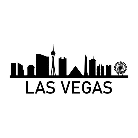 Las Vegas Skyline Vector Art, Icons, and Graphics for Free Download