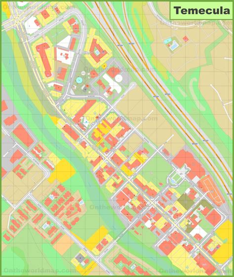 Temecula old town map - Ontheworldmap.com