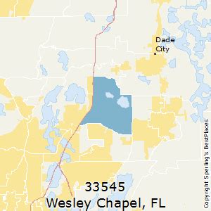 Wesley Chapel Zip Codes Map