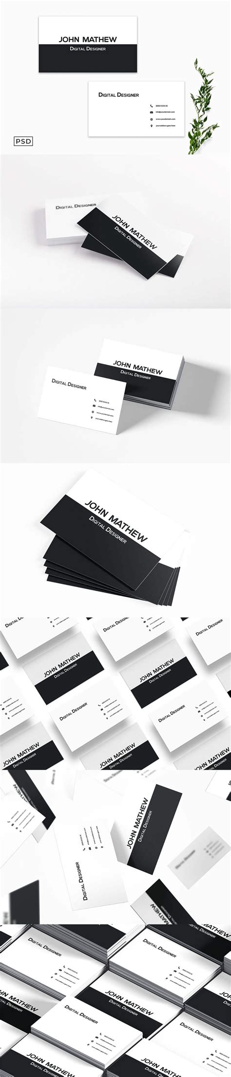 Free #Creative #Business #Card #Template V5 is a #super simple design ...