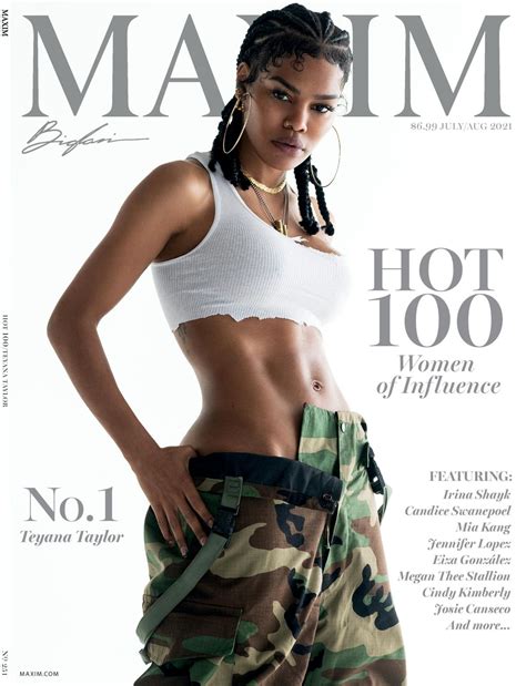 TEYANA TAYLOR in Maxim Magazine, July/August 2021 – HawtCelebs