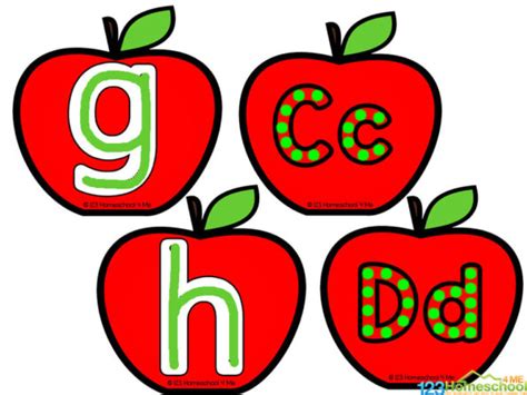 🍎 FREE Apple Letter Tracing Alphabet Mats Printables