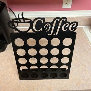 Metal K Cup Holder Coffee Cup Organizer Powder Coated Metal K-cup ...