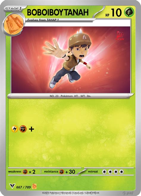 BOBOIBOY TANAH - BOBOIBOY | Pokécardmaker.net