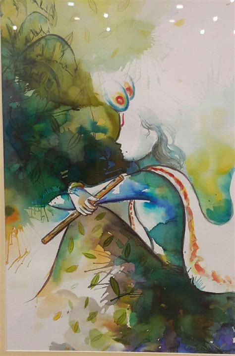 Mugdha by shankar rajput | Krishna painting, Painting, Indian paintings