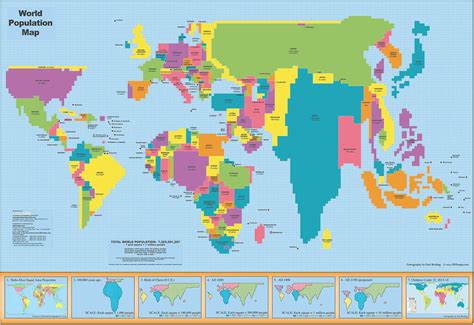 World Map Redrawn To Reflect Population And Not Count - vrogue.co
