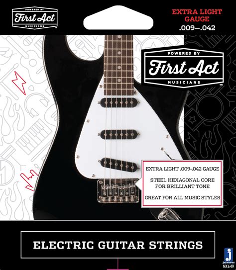 First Act Professional electric guitar strings - First Act - Jazwares