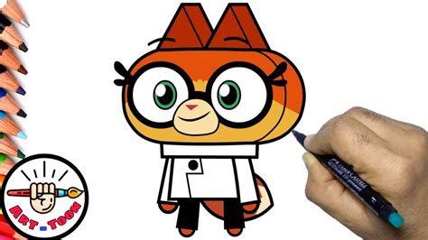 How to draw dr fox from UniKitty | Step by step - YouTube