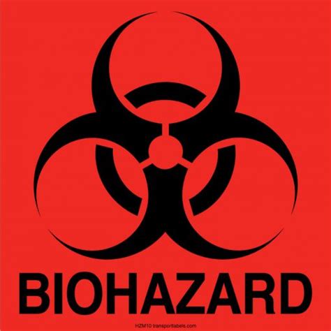 Biohazard labels | transportlabels.com