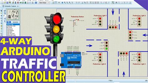 Traffic Light Schematic Proteus