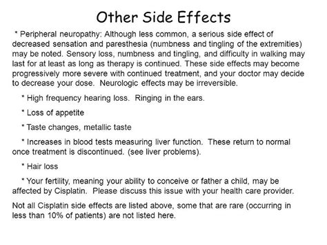 Side Effects of Treatments | Thesurvivordiva