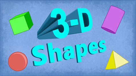 Amazon.com: 3D Shapes Song For Kids: Educational Video For Primary Math ...