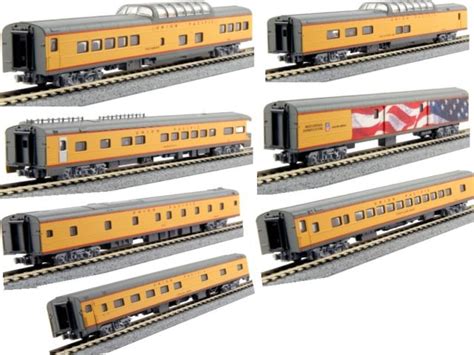 Union Pacific Excursion Train 7-Car Set-N Scale-by Kato - A-Trains.com