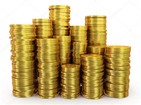 Stacks of gold coins Stock Photo by ©AlexisCorvus 1782228