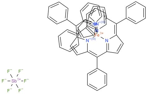 [Fe(alpha,beta,gamma,delta-mesotetraphenylporphyrinate)(pyridine)2]SbF6 79950-01-9 wiki