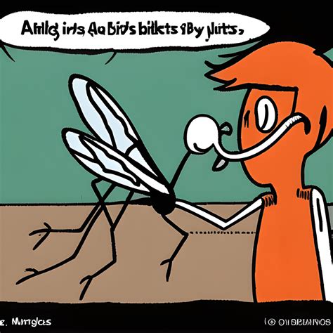 Mosquito Bites Cartoon · Creative Fabrica