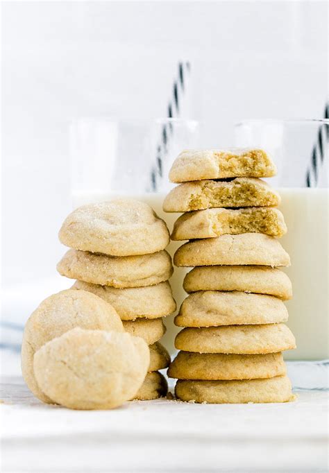 No-Butter Soft Sugar Cookies: tender, thick, rich, dense, chewy coconut ...