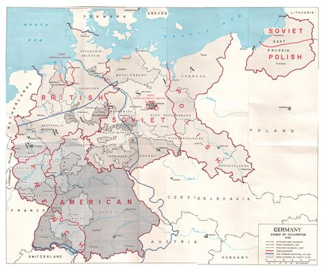 Germany, Zones of Occupation, 1946