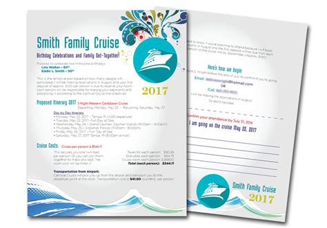 Family Cruise Flyer - Aneva Designs, LLC