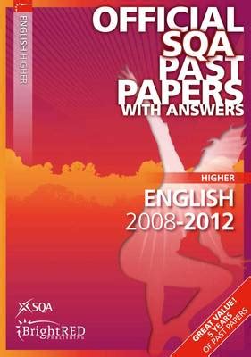 English Higher SQA Past Papers by Sqa | Waterstones