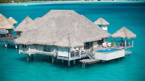 Water Bungalow Bora Bora St Regis Hotel HD desktop wallpaper : Widescreen : High Definition ...