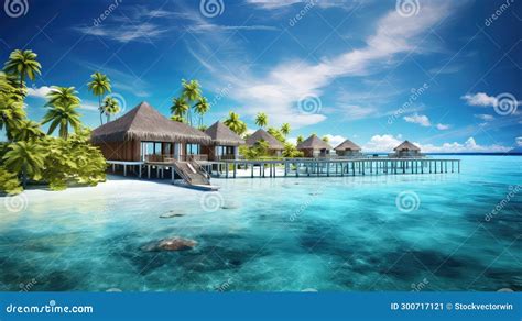 Beach coral island atoll stock illustration. Illustration of island ...