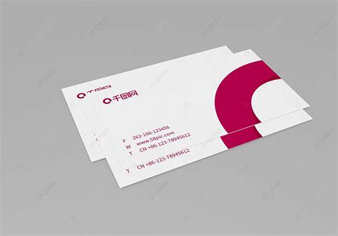 Red Business Card Template Download on Pngtree