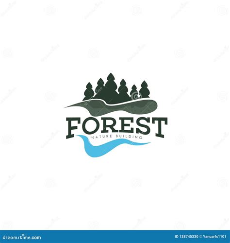 Forest Logo Vector. Forest Logo Template. Outdoor Logo Stock Illustration - Illustration of camp ...