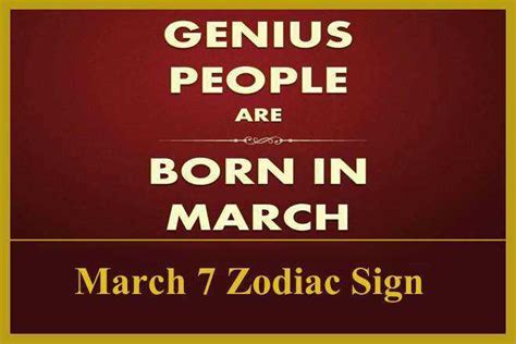 March 7 Zodiac Sign, March 7th Zodiac, Personality, Love, Compatibility, Career, Dreams, March ...