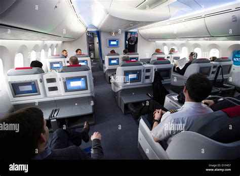 interior, Boeing 787 Dreamliner Stock Photo - Alamy