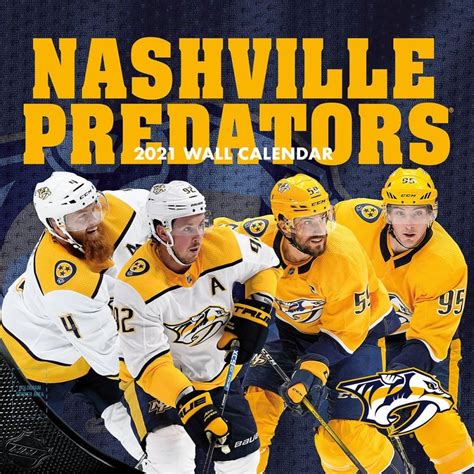 Nashville Predators 2021 calendars | Sports-Calendars.com