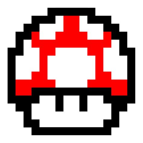 Mario Mushroom Pixel