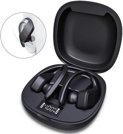 Bluetooth Headphones, Wireless Earbuds 5.0 Auto Pairing HiFi Stereo ...