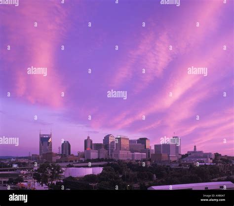 DOWNTOWN SKYLINE NASHVILLE TENNESSEE USA Stock Photo - Alamy