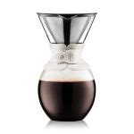 Bodum Pour Over Cafeteira com Filtro Permanente em Aço Inoxidável, 1.5 ...