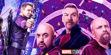 Marvel Villains The Tracksuit Mafia Get Festive Hawkeye Character Poster - pokemonwe.com