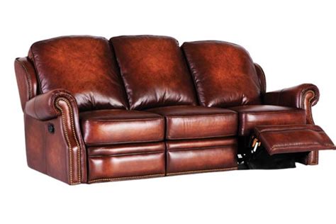 McKinney All Leather Reclining Sofa at Gardner-White