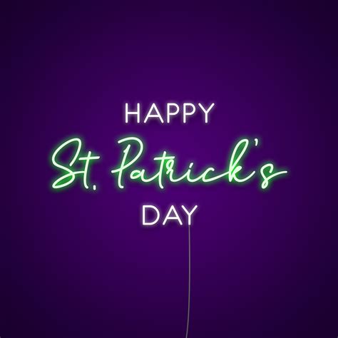 Happy St. Patrick's Day Neon Sign