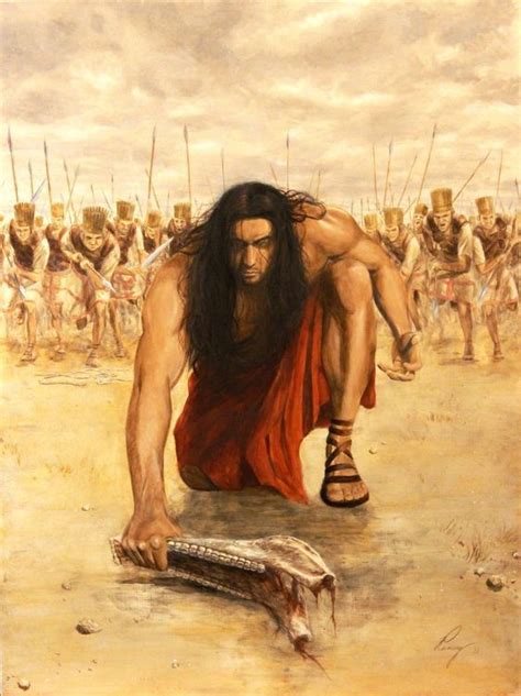 Samson & The Jawbone | Biblical art, Bible images, Bible pictures