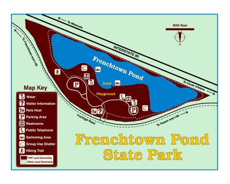 Frenchtown Pond State Park Map - Frenchtown Pond State Park MT USA ...