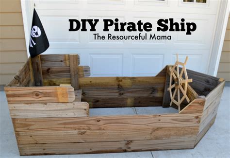 Set Sail with this DIY Pirate Ship - The Resourceful Mama