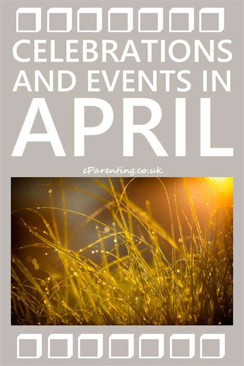 April 2025 Events Celebrations & Special Days