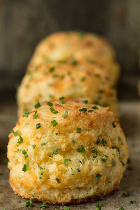 Ridiculously Easy Cheddar Chive Biscuits - The Café Sucre Farine