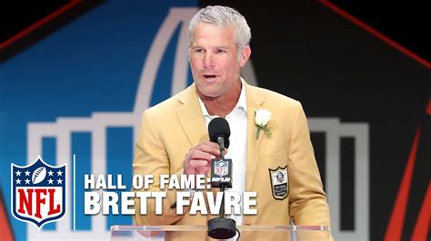 Brett Favre Hall of Fame Speech | 2016 Pro Football Hall of Fame | NFL ...