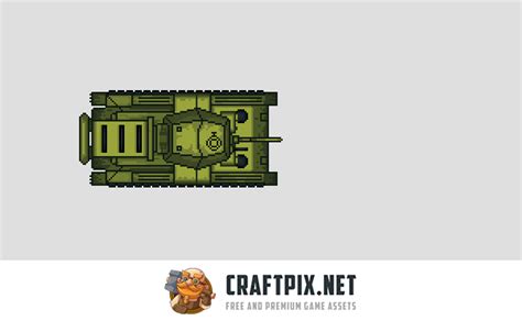 Top Down Tank Sprites Pixel Art Download - CraftPix.net