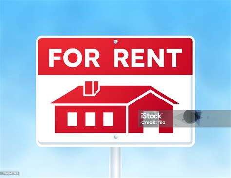 House House Apartment For Rent Sign Stock Illustration - Download Image Now - Accessibility ...