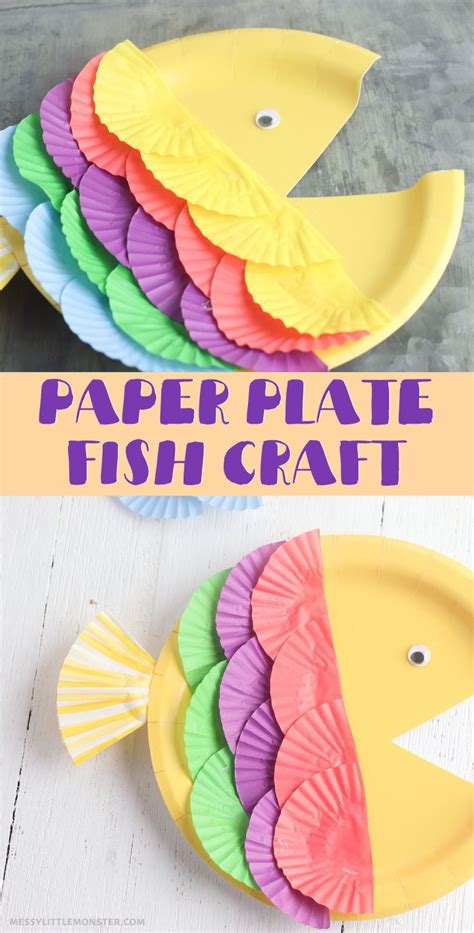 Fish Crafts Preschool, Rainbow Fish Crafts, The Rainbow Fish, K Crafts, Daycare Crafts, Craft ...