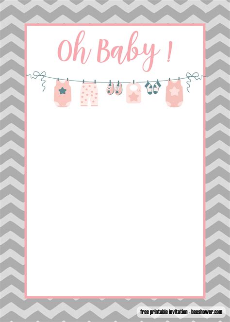 Baby Shower Flyer Templates Free - Detrester.com